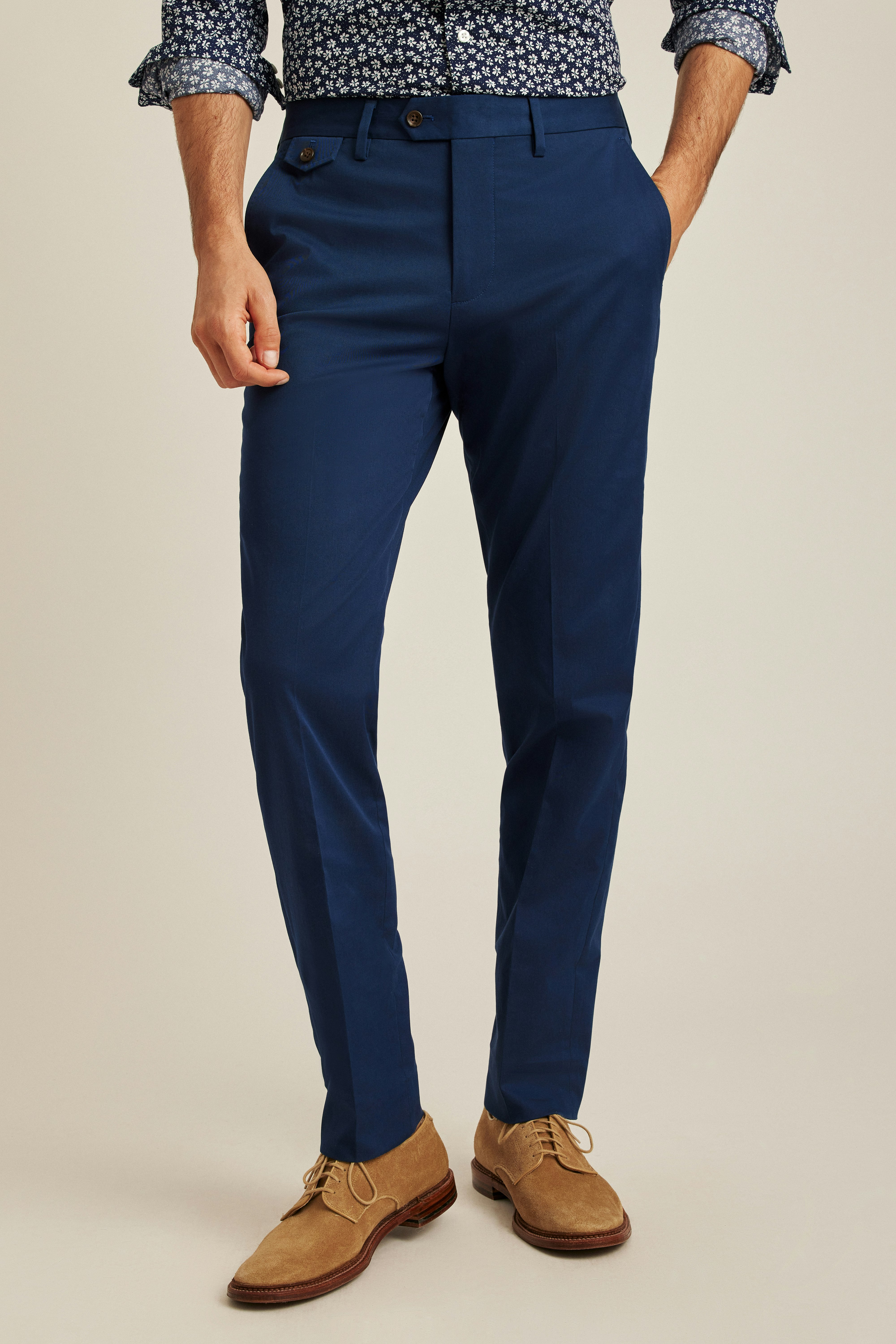 Jetsetter Italian Cotton Dress Pant royal blue 3 Jetsetter Italian Cotton Dress Pant royal blue