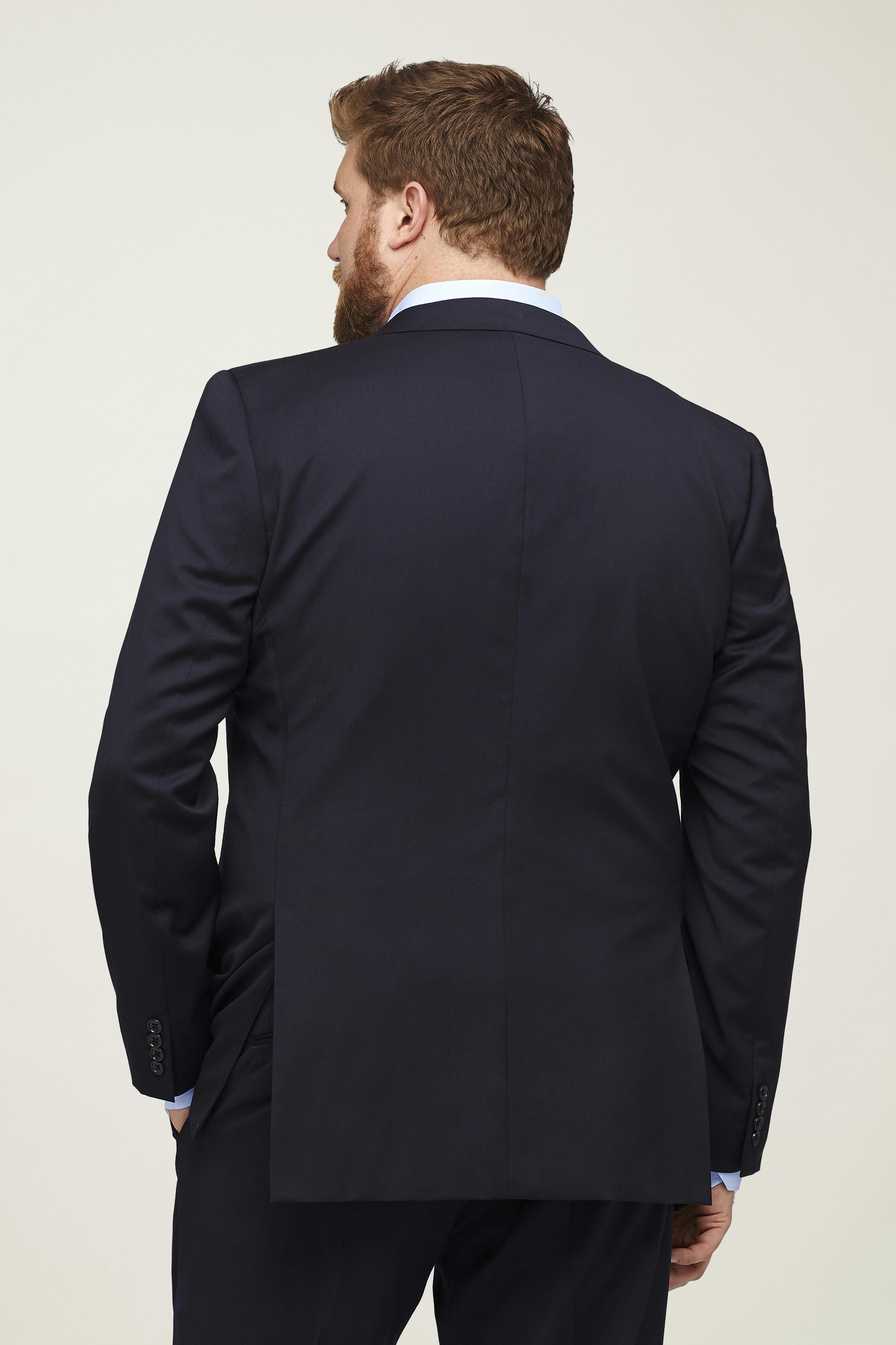 Jetsetter Stretch Wool Suit Jacket Extended Sizes navy