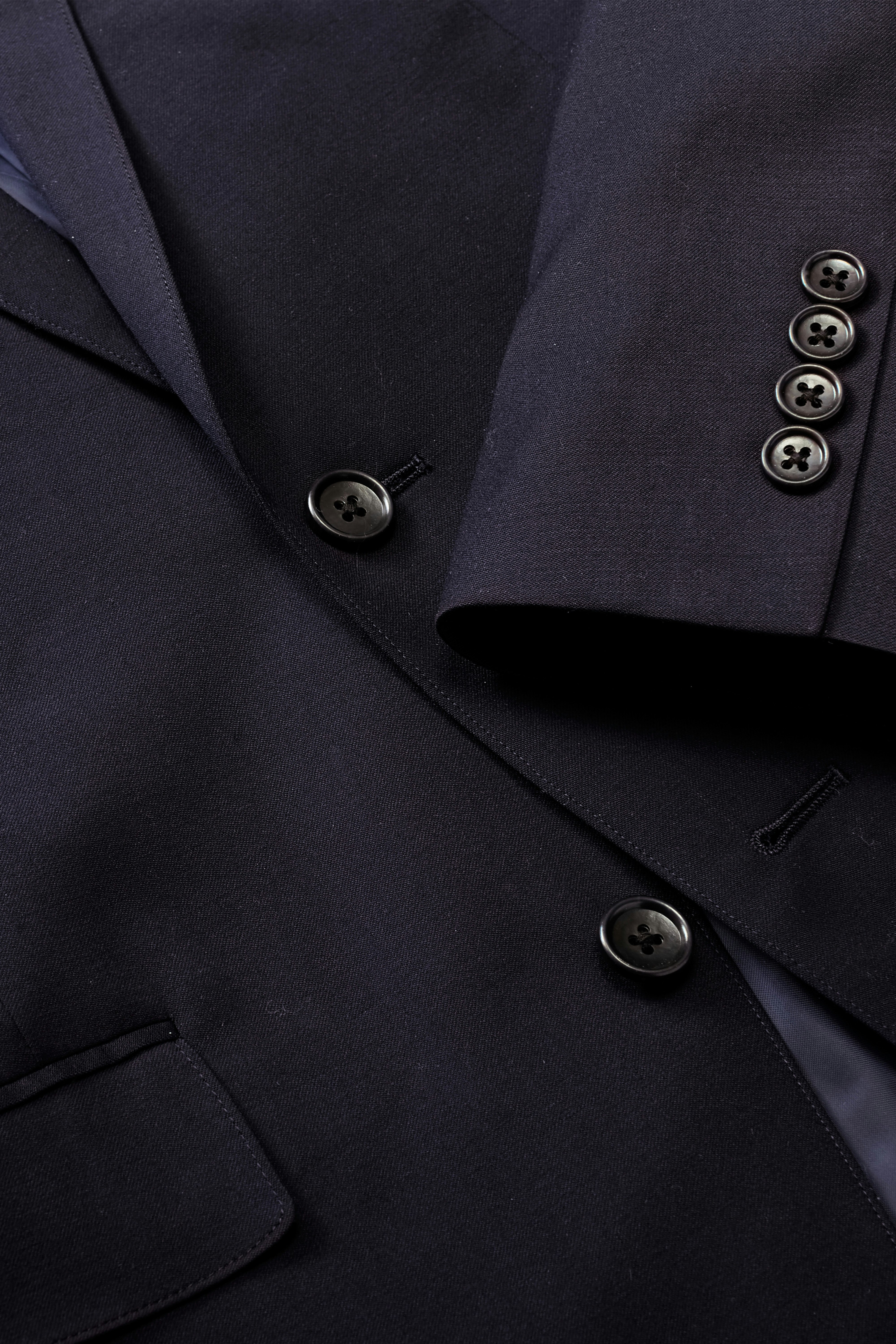 Jetsetter Stretch Wool Suit Jacket Extended Sizes navy