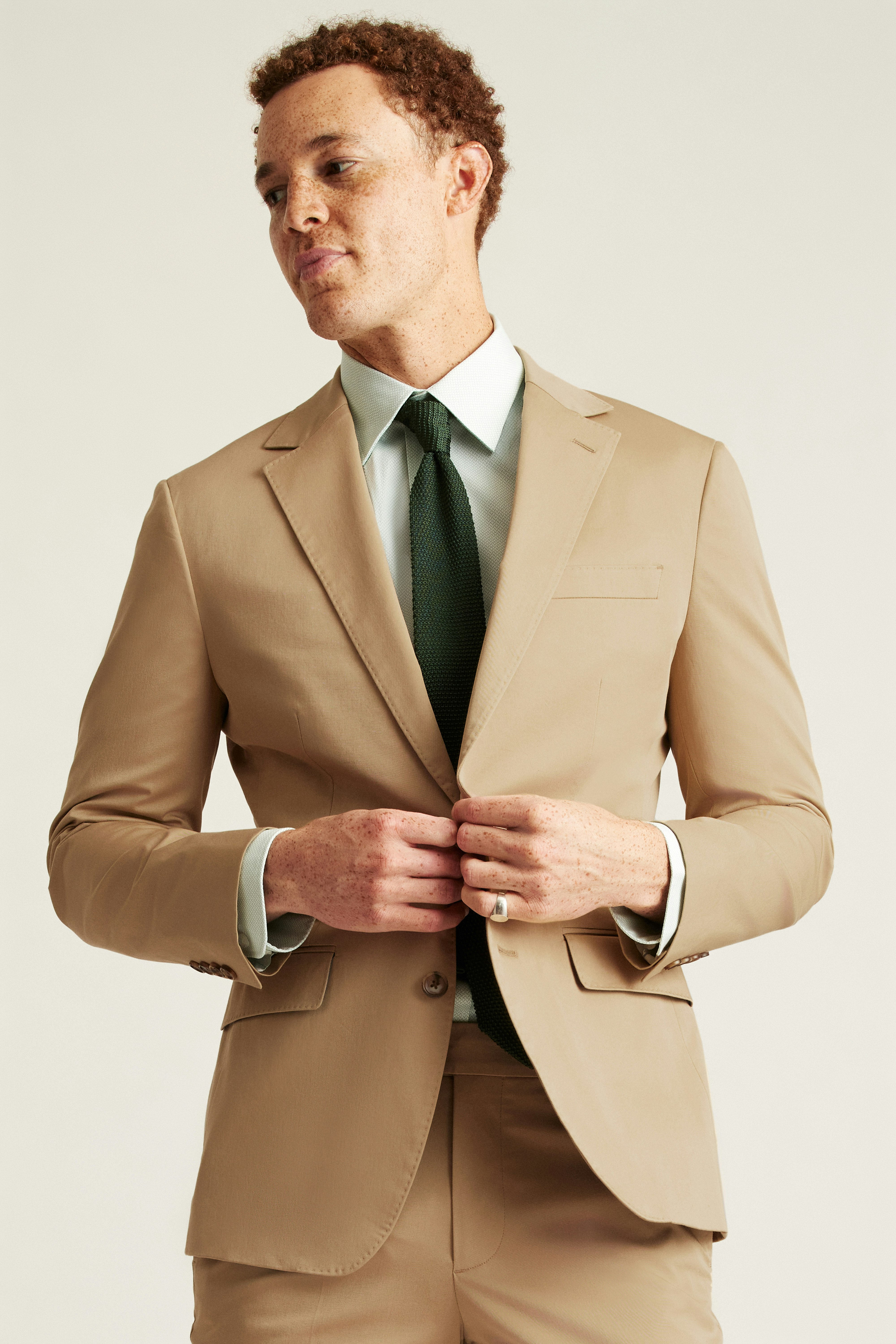 Jetsetter Italian Cotton Blazer british khaki 3 Jetsetter Italian Cotton Blazer british khaki