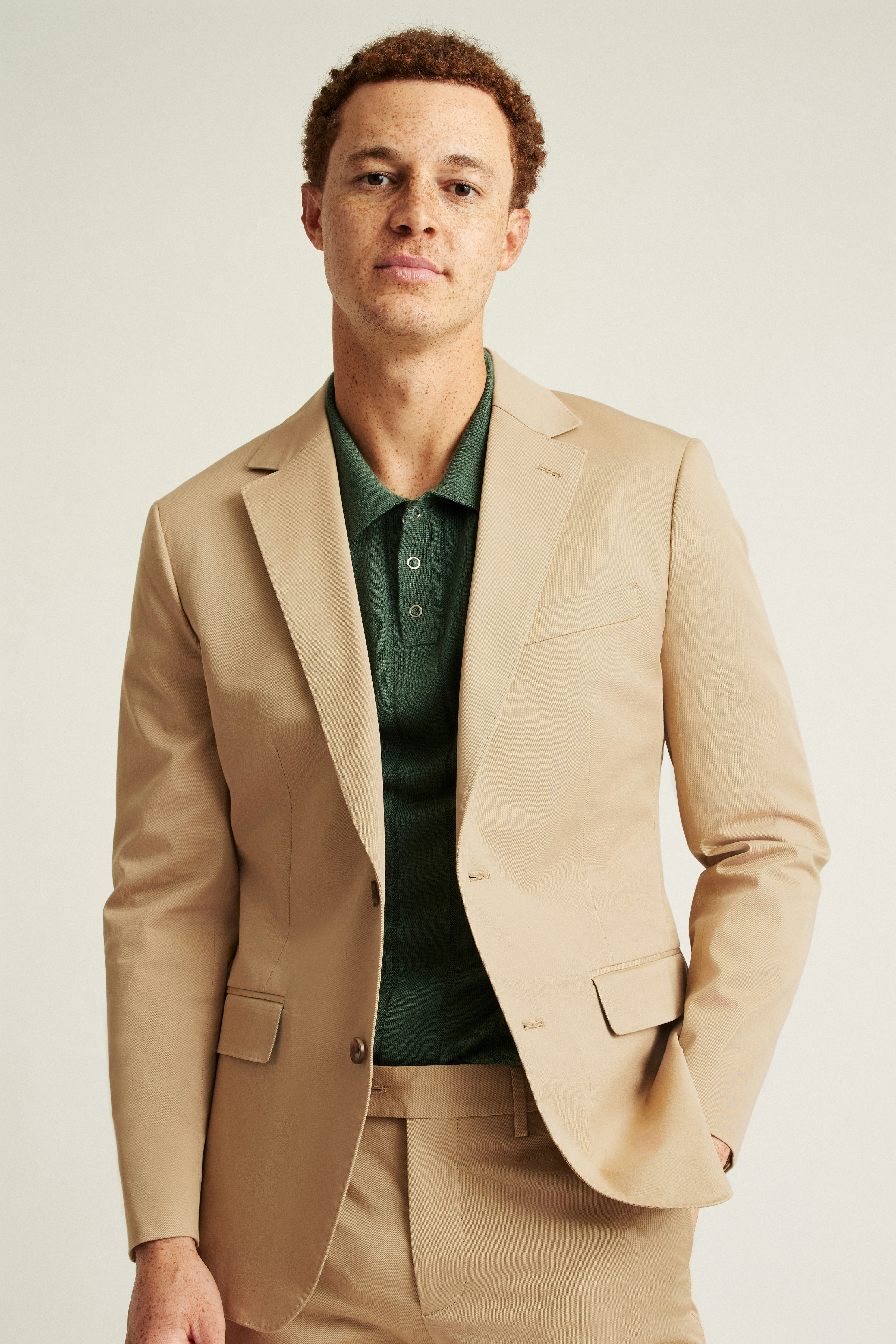 Jetsetter Italian Cotton Blazer british khaki 7 Jetsetter Italian Cotton Blazer british khaki