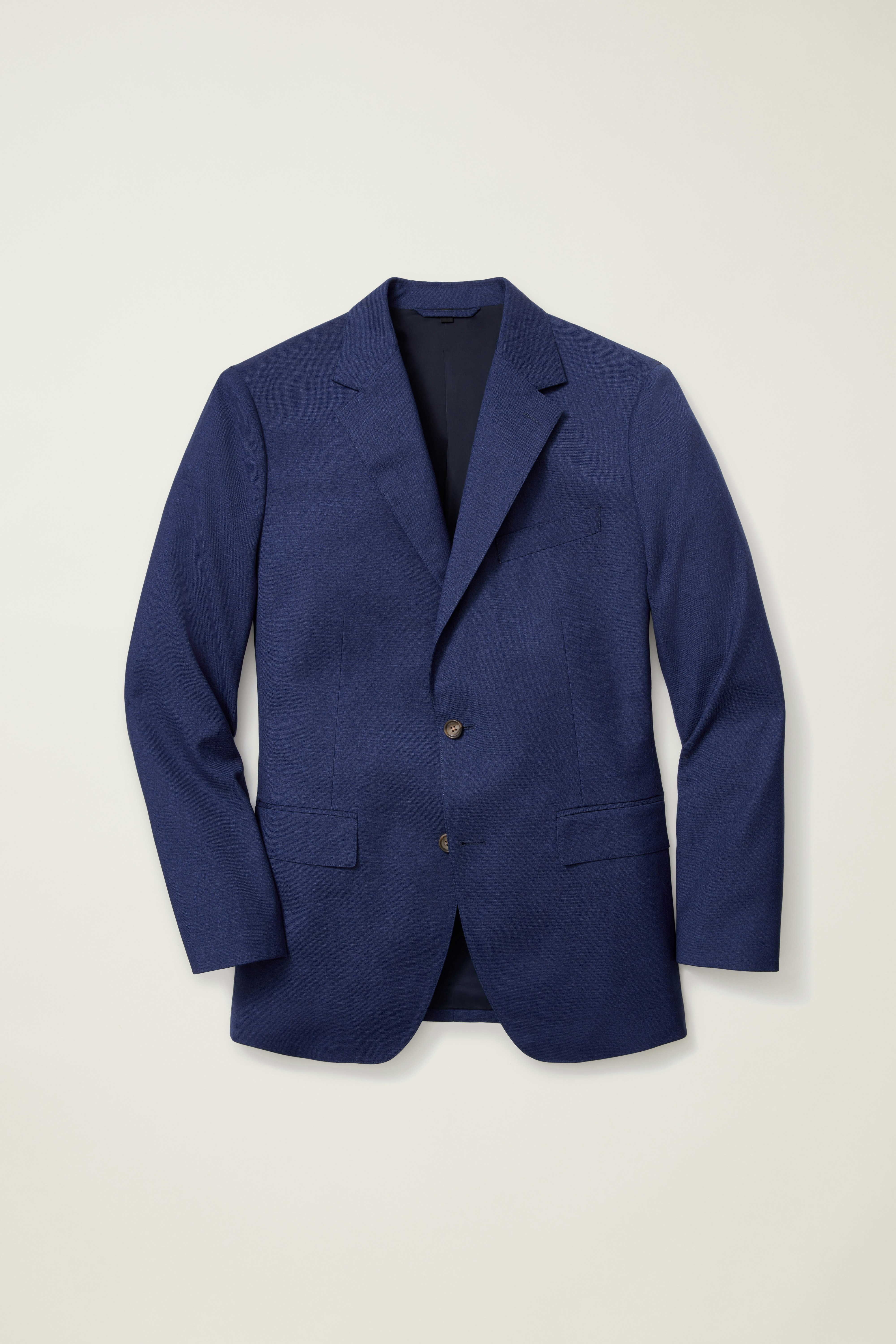 Jetsetter Italian Wool Blazer bright navy sharkskin 10 Jetsetter Italian Wool Blazer bright navy sharkskin