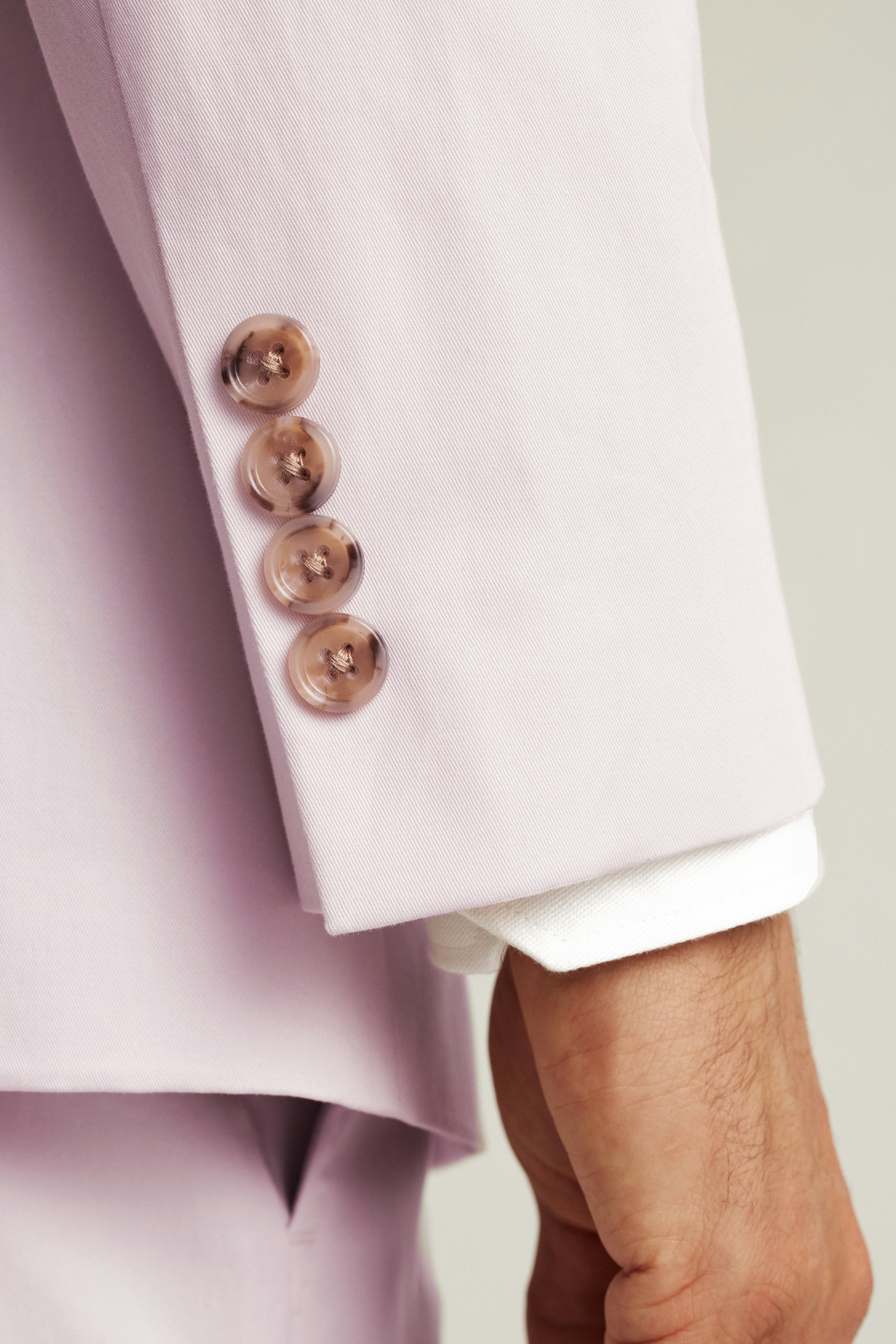 Jetsetter Italian Cotton Blazer dusty pink