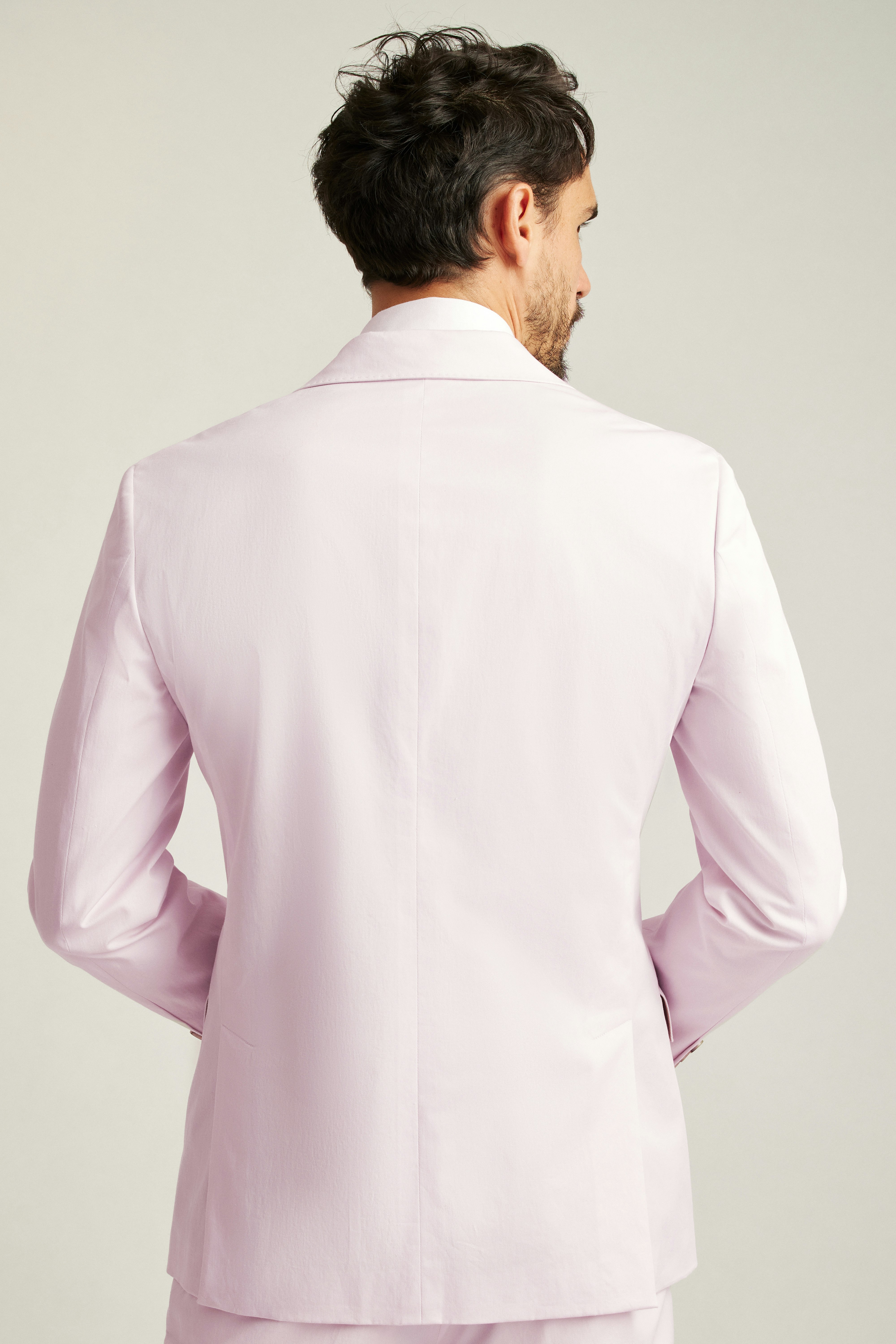 Jetsetter Italian Cotton Blazer dusty pink