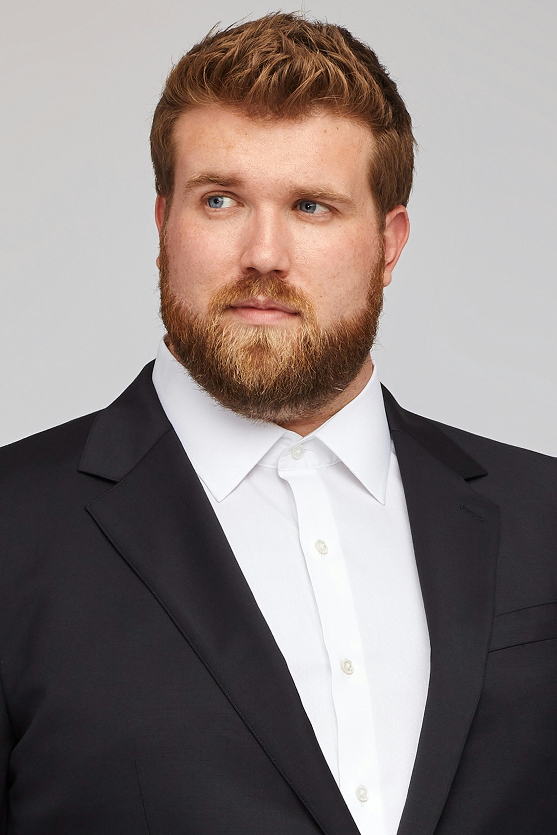 Jetsetter Stretch Wool Suit Jacket Extended Sizes black