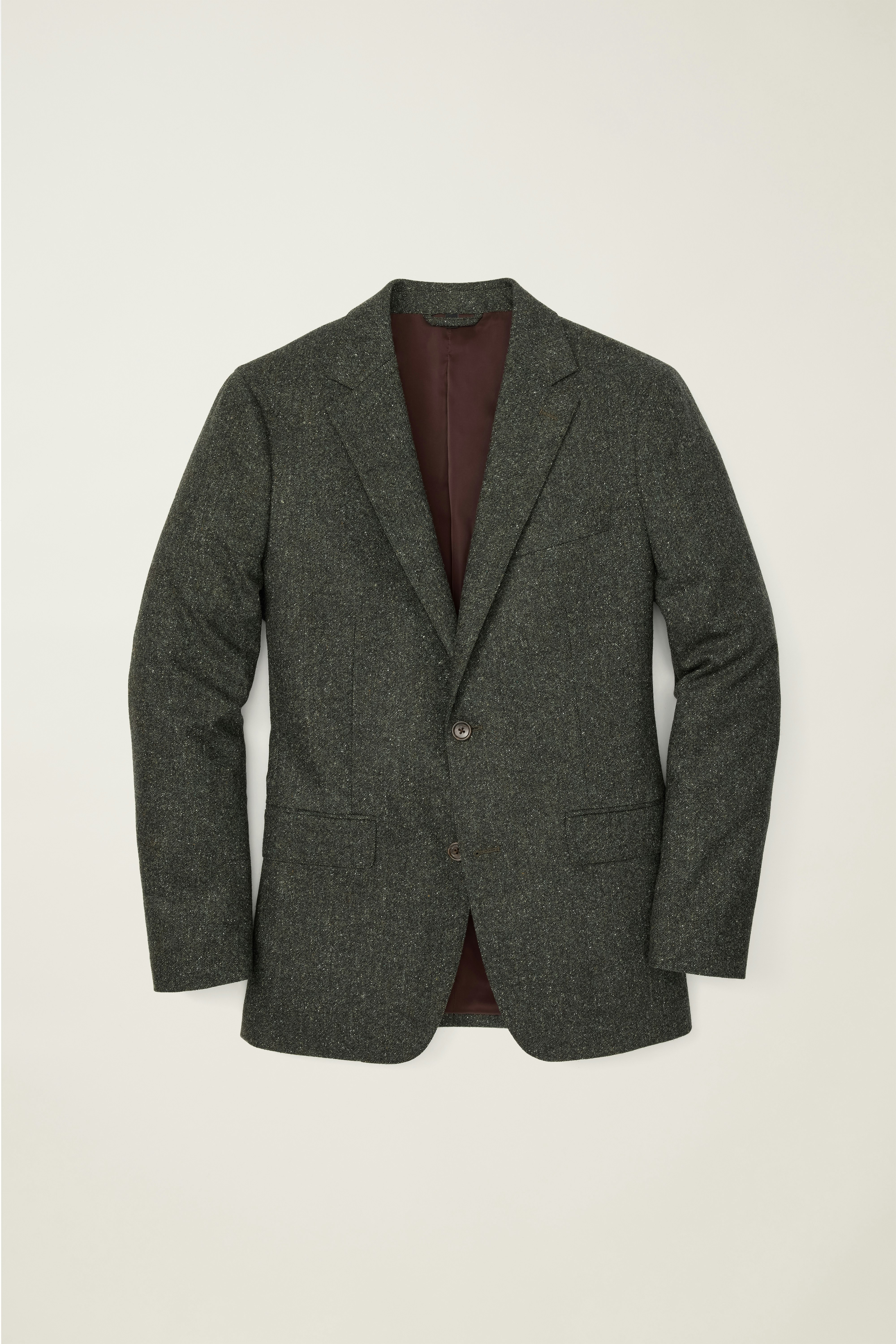 Jetsetter Italian Wool Blazer olive donegal