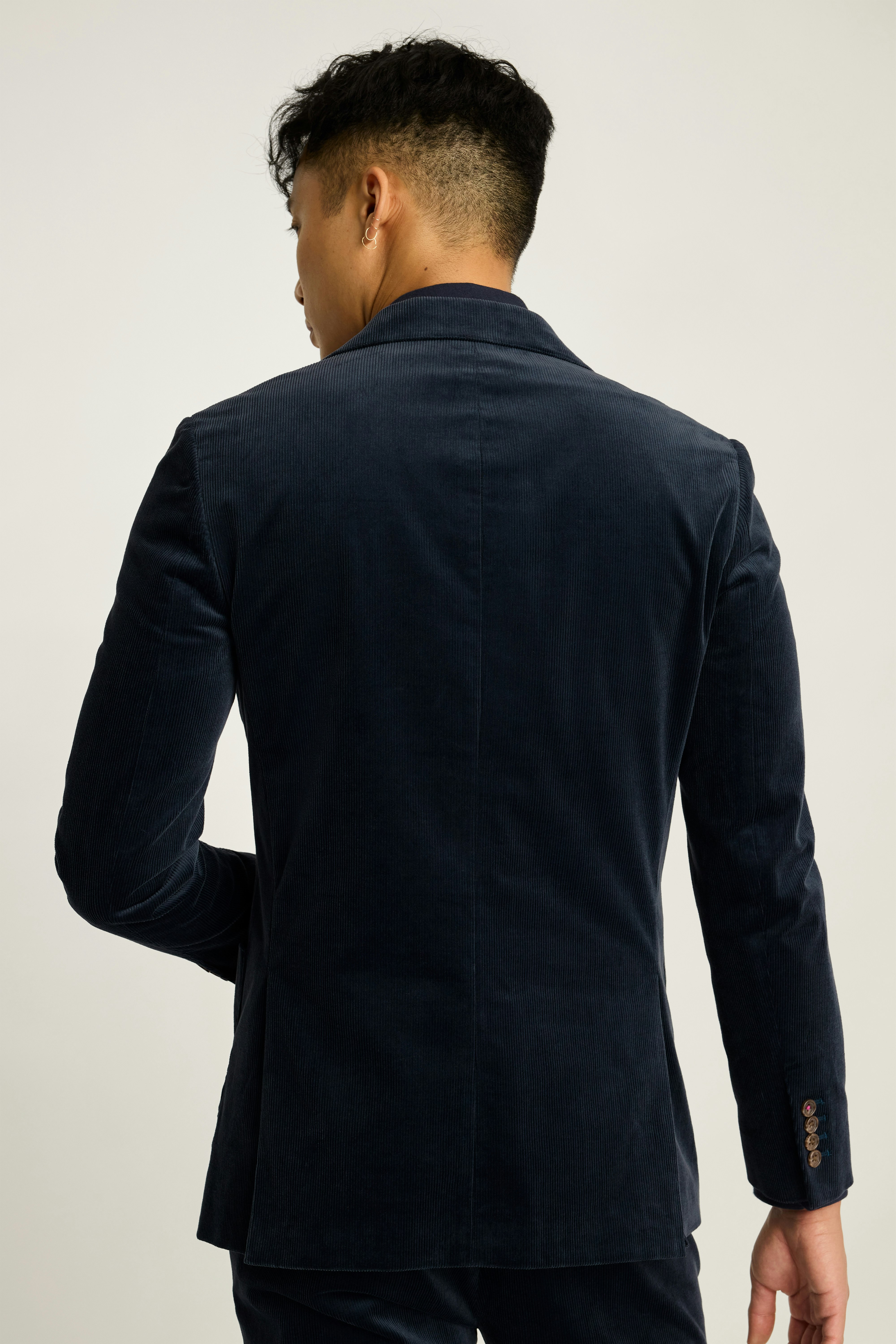 Jetsetter Italian Corduroy Blazer dark blue