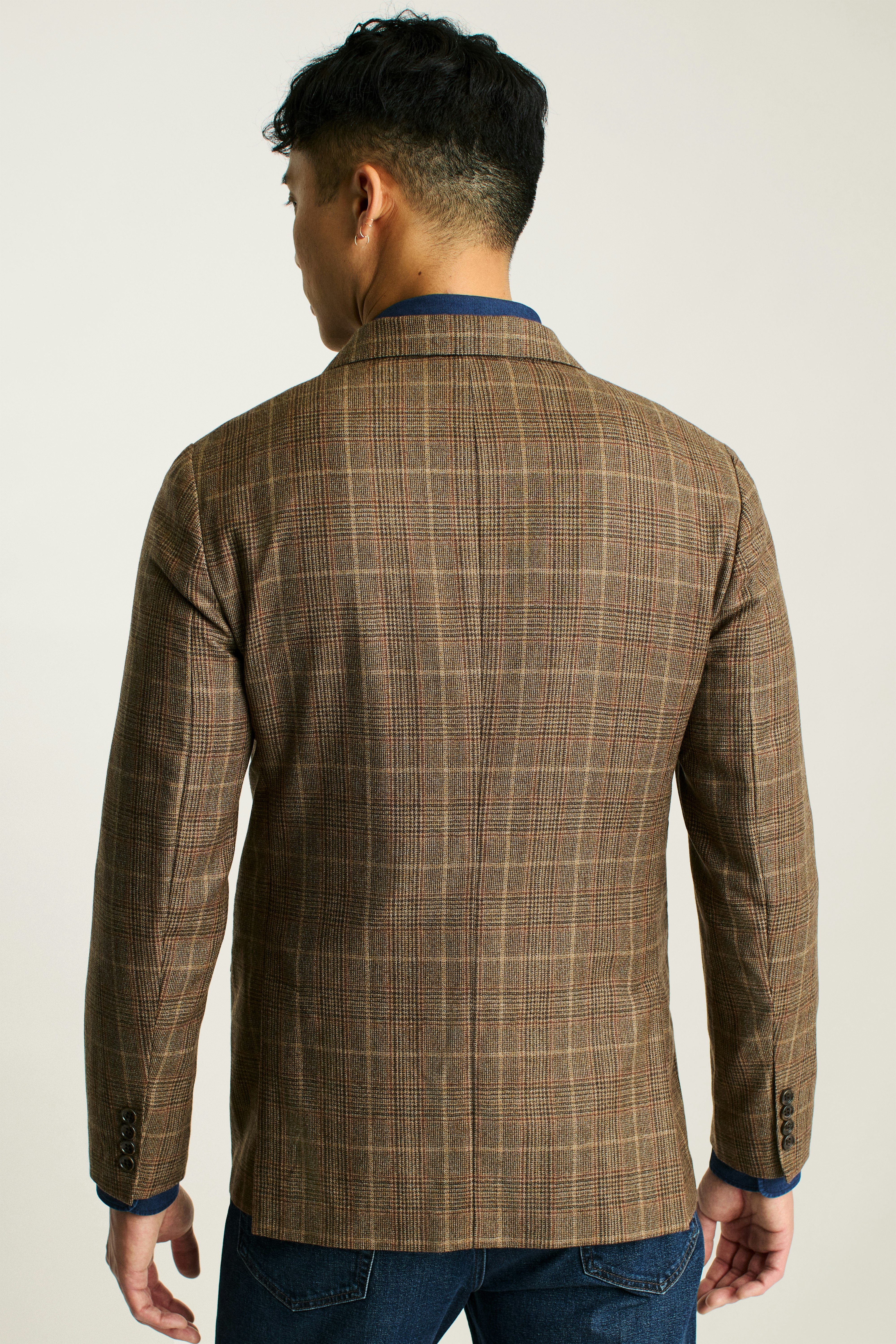 Jetsetter Unconstructed Blazer chestnut glen plaid