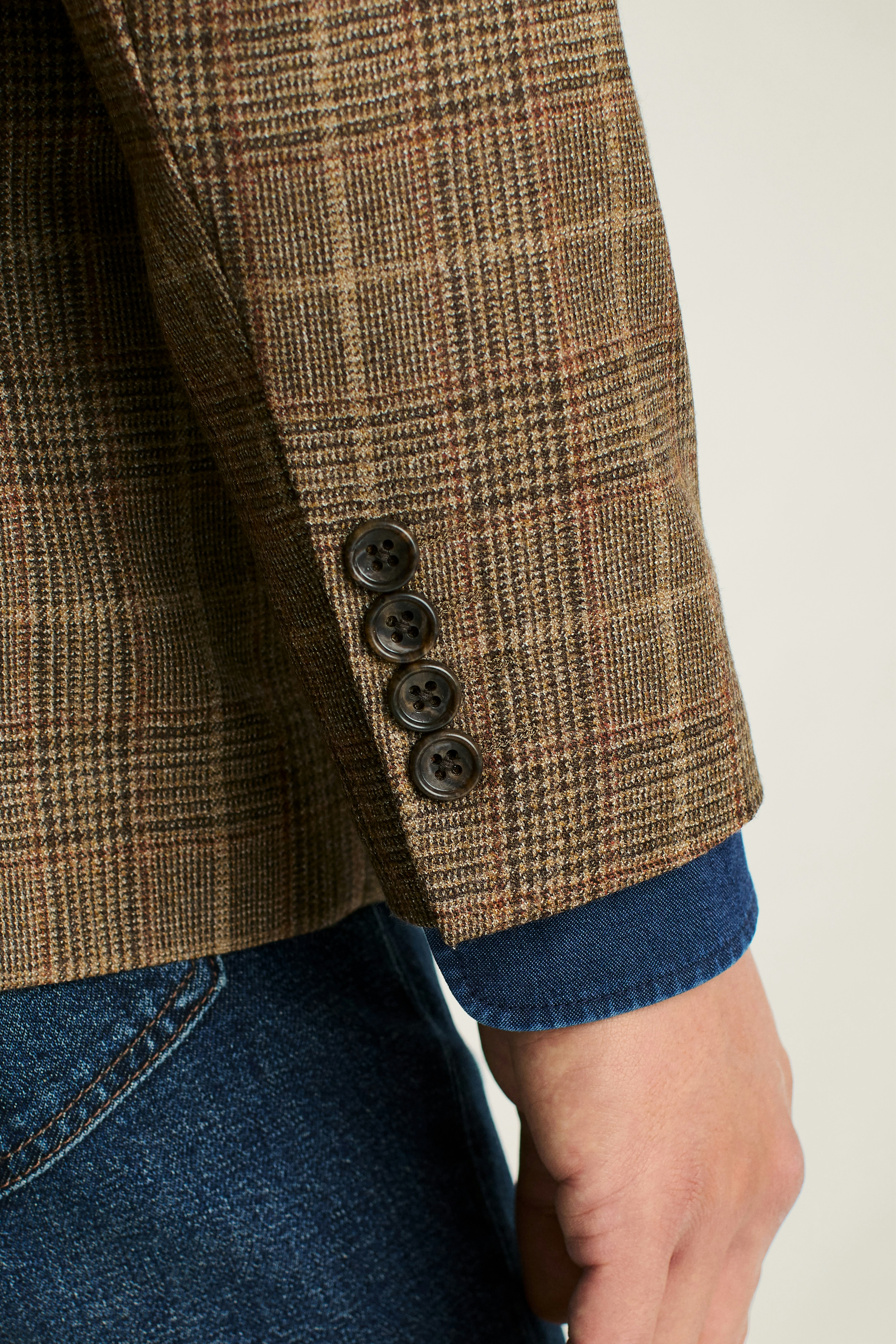 Jetsetter Unconstructed Blazer chestnut glen plaid