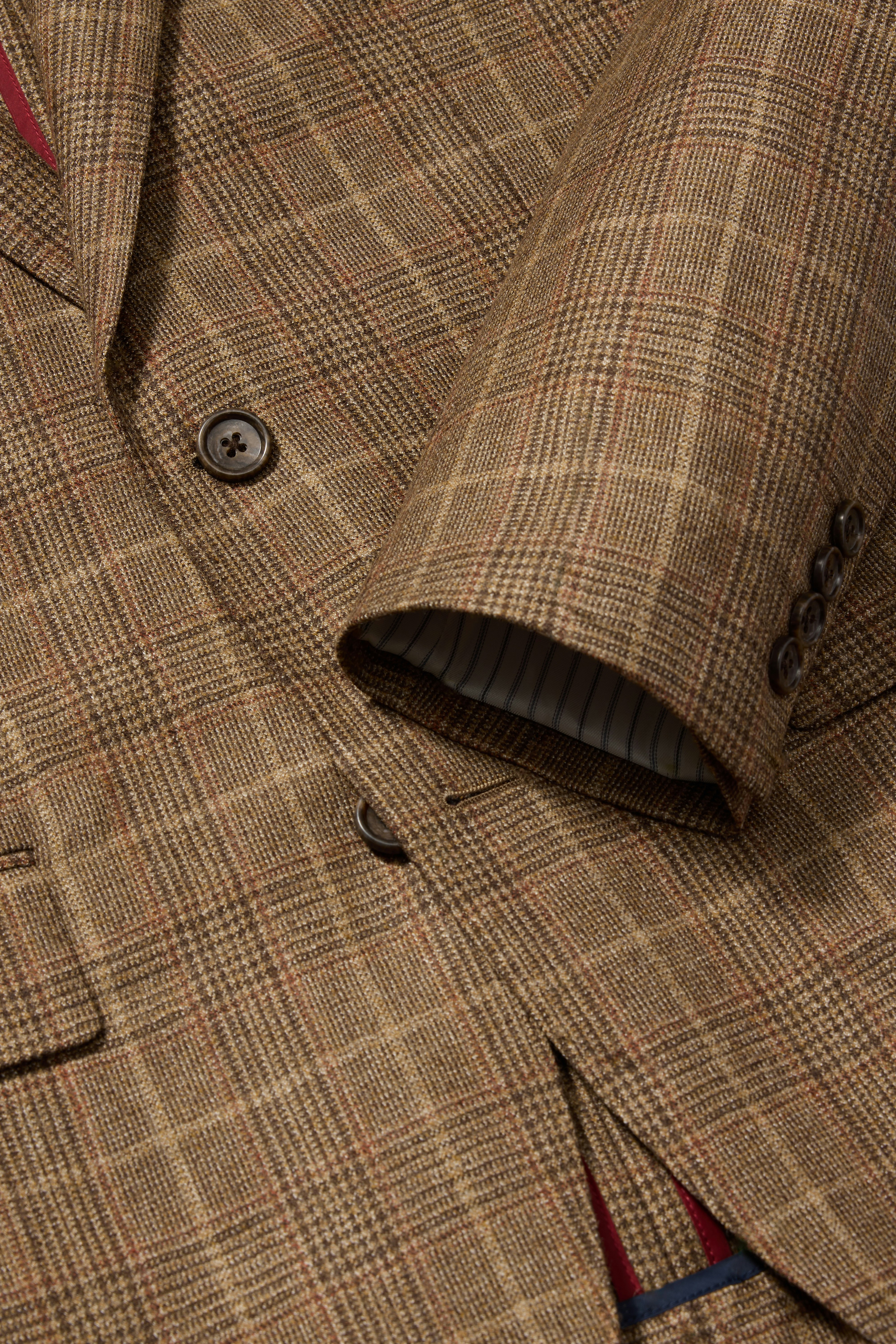 Jetsetter Unconstructed Blazer chestnut glen plaid