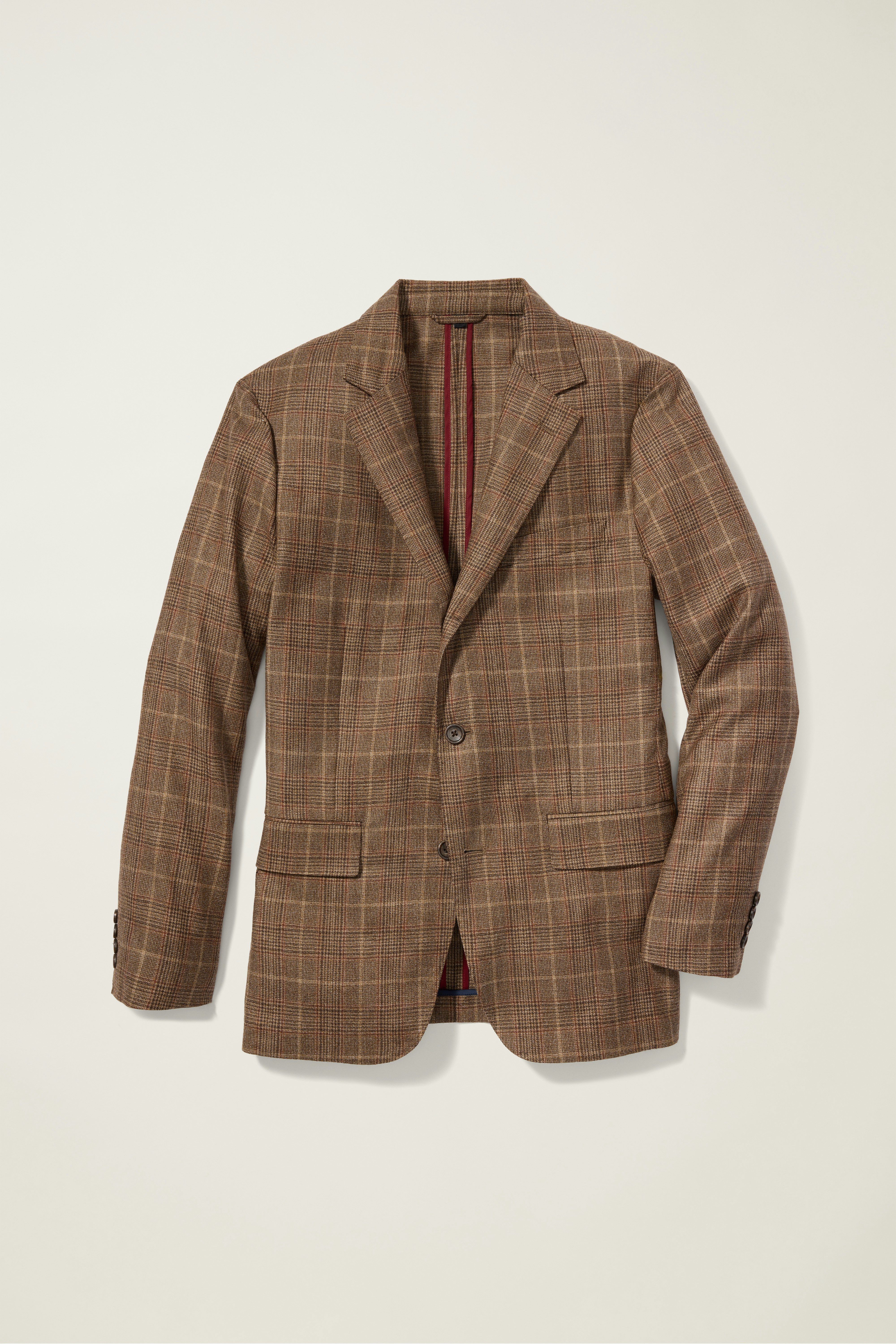Jetsetter Unconstructed Blazer chestnut glen plaid