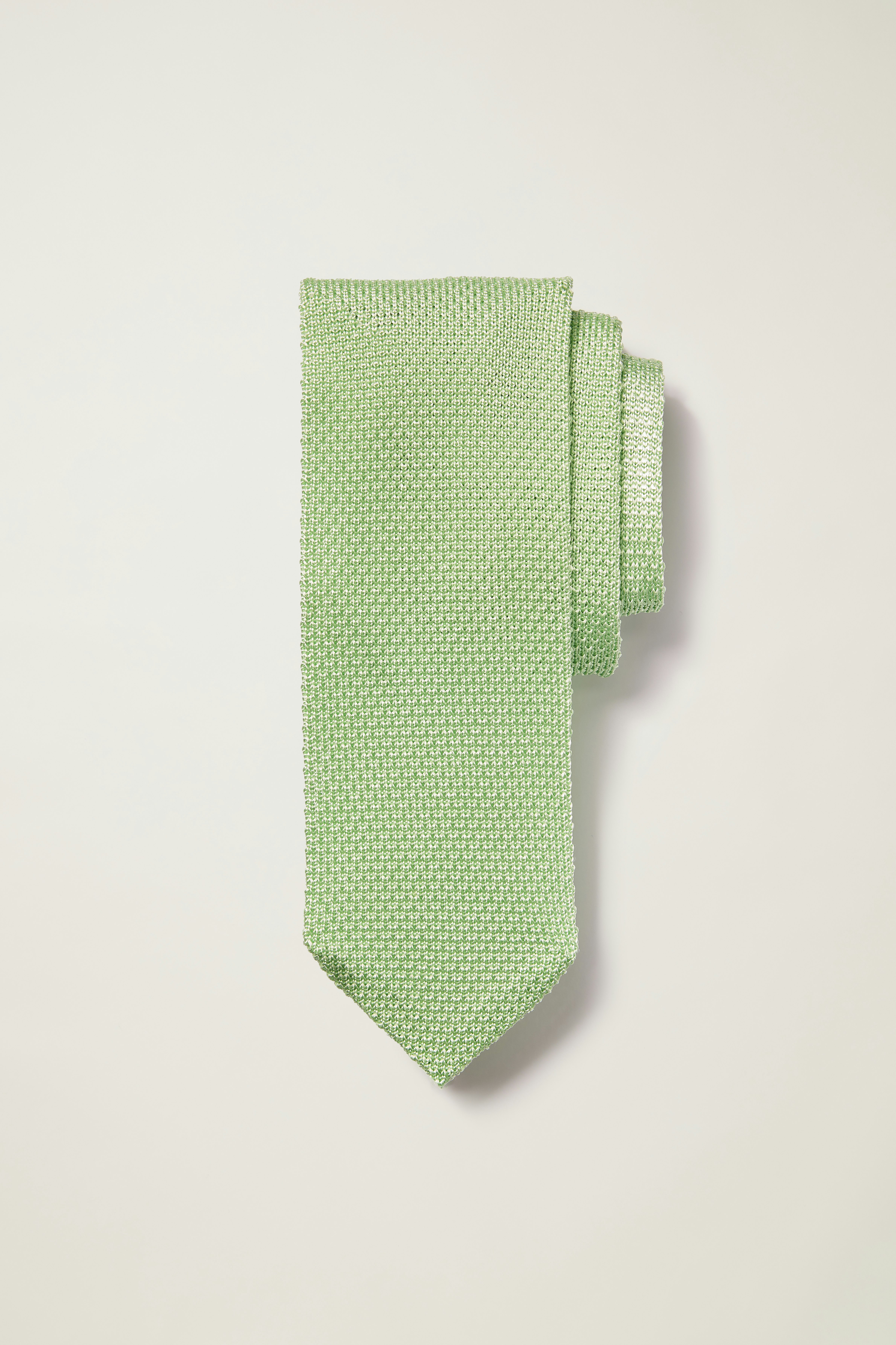 Premium Necktie spring green knit