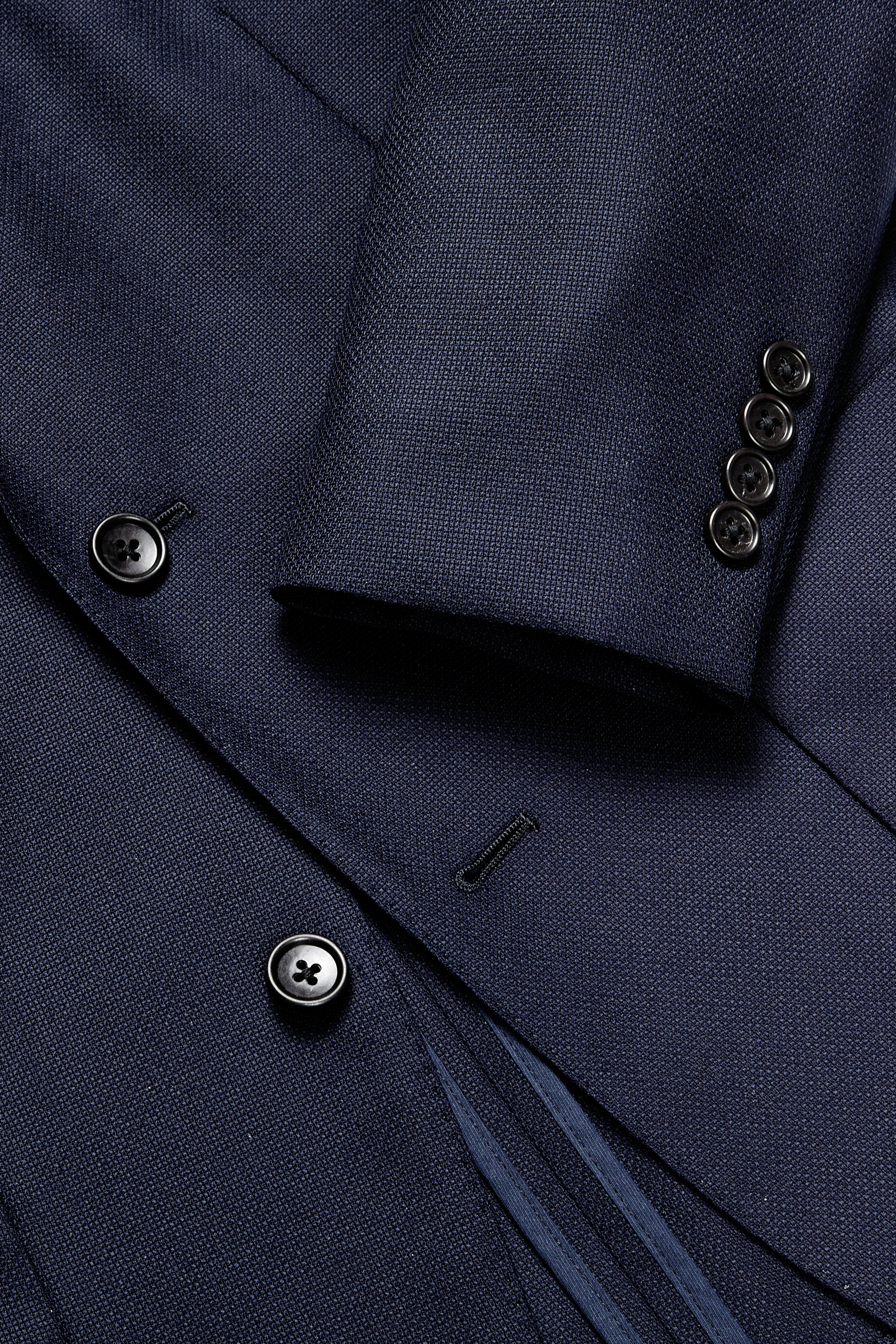 Unconstructed Italian Wool Blazer Extended Sizes navy