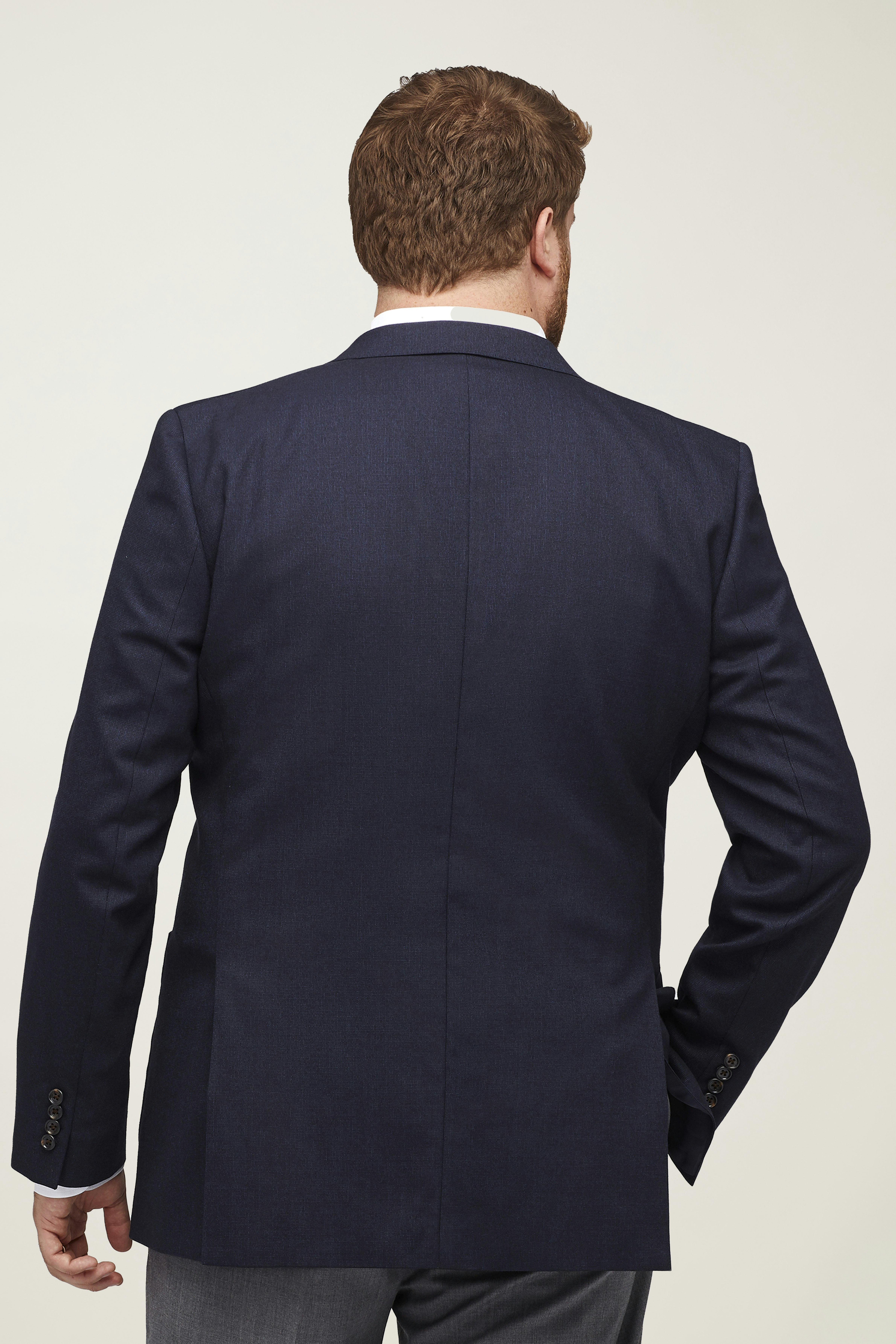 Jetsetter Stretch Italian Wool Blazer Extended Sizes navy