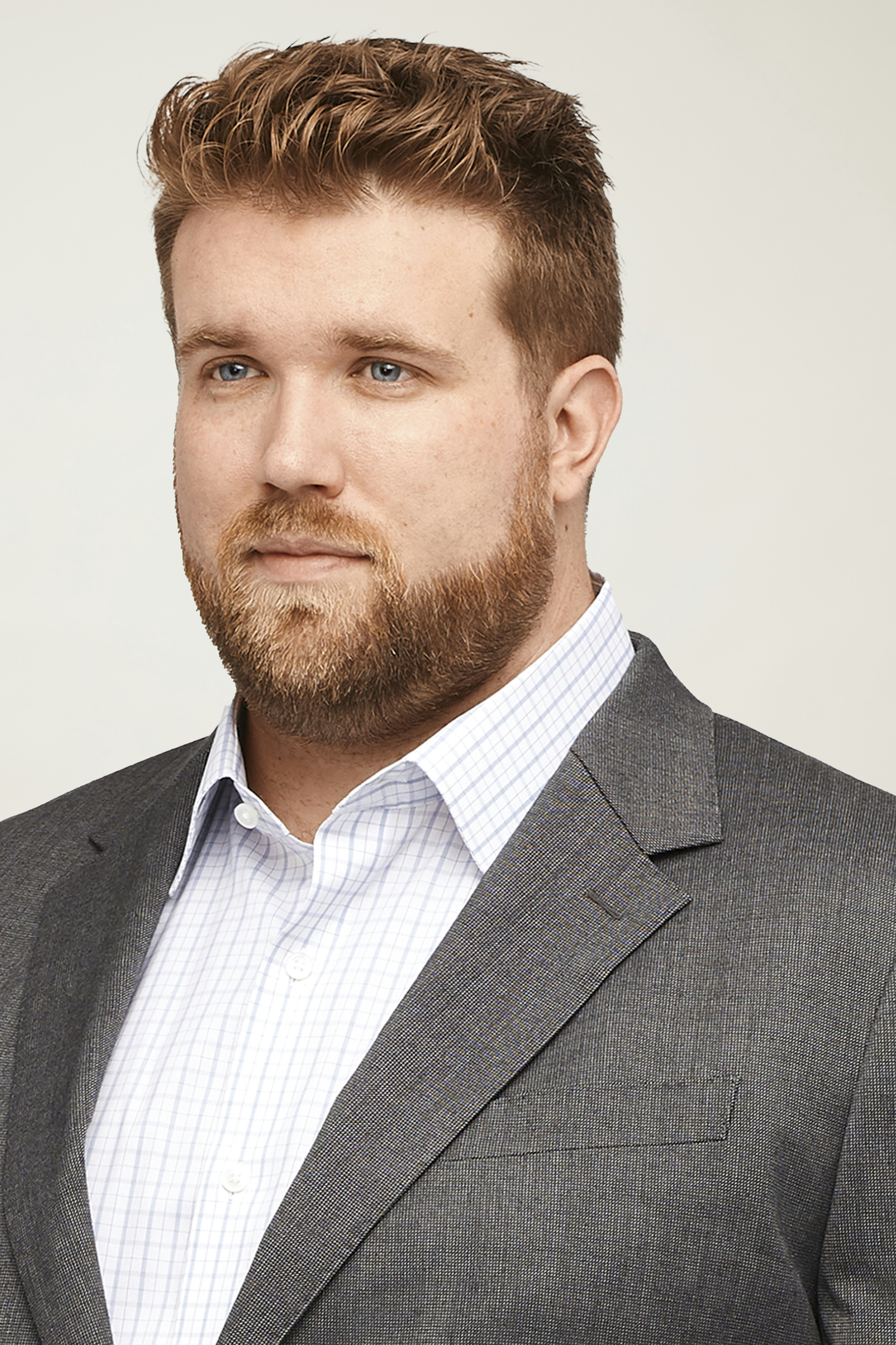 Jetsetter Stretch Italian Wool Blazer Extended Sizes grey