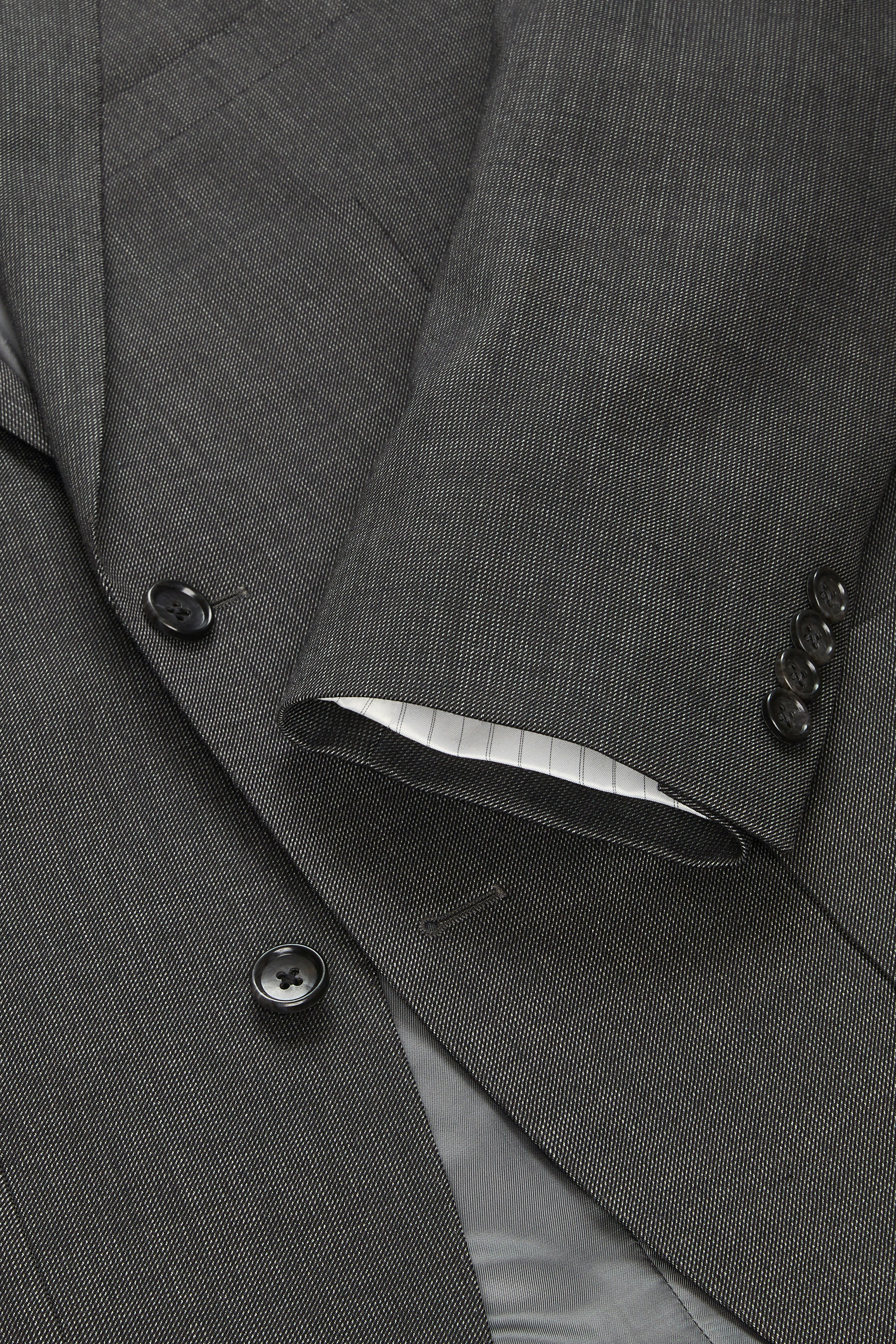 Jetsetter Stretch Italian Wool Blazer Extended Sizes grey